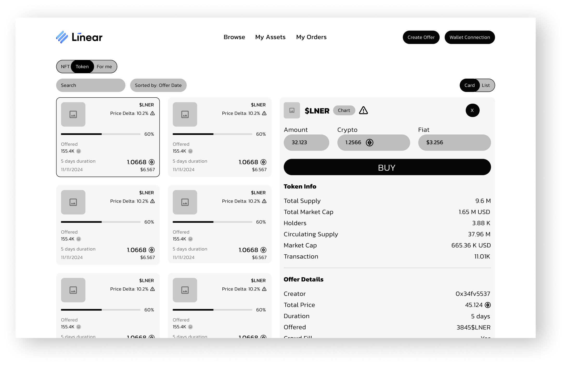 Linear Marketplace Design 1