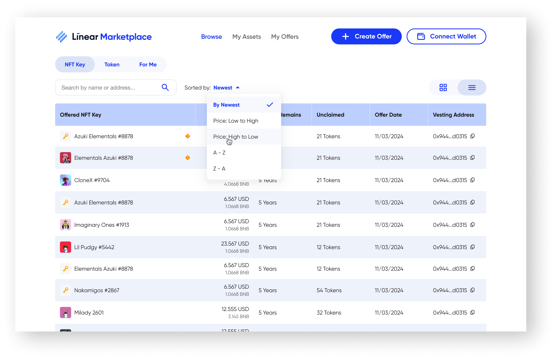 Linear Marketplace Design 4