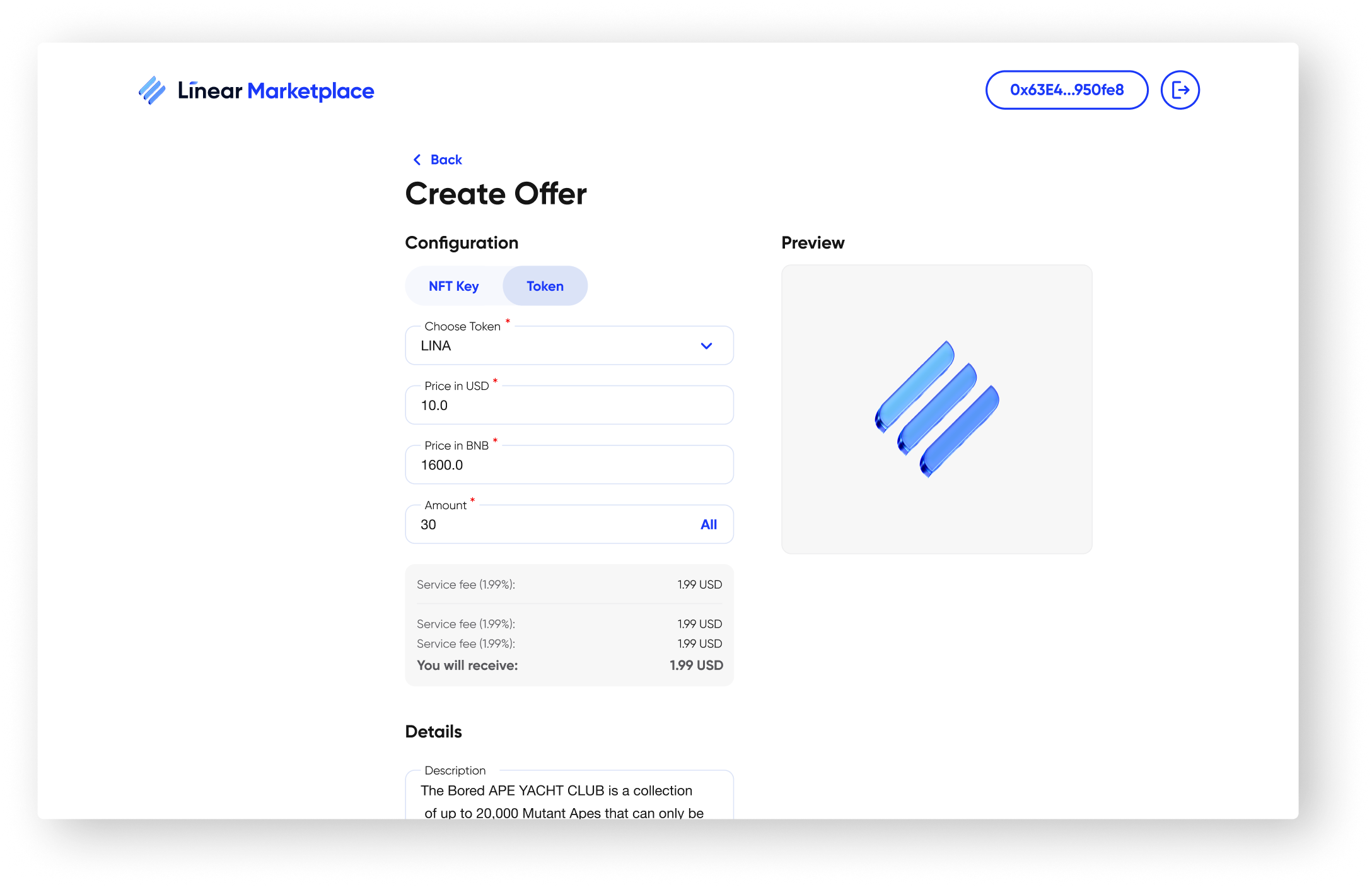 Linear Marketplace Design 5