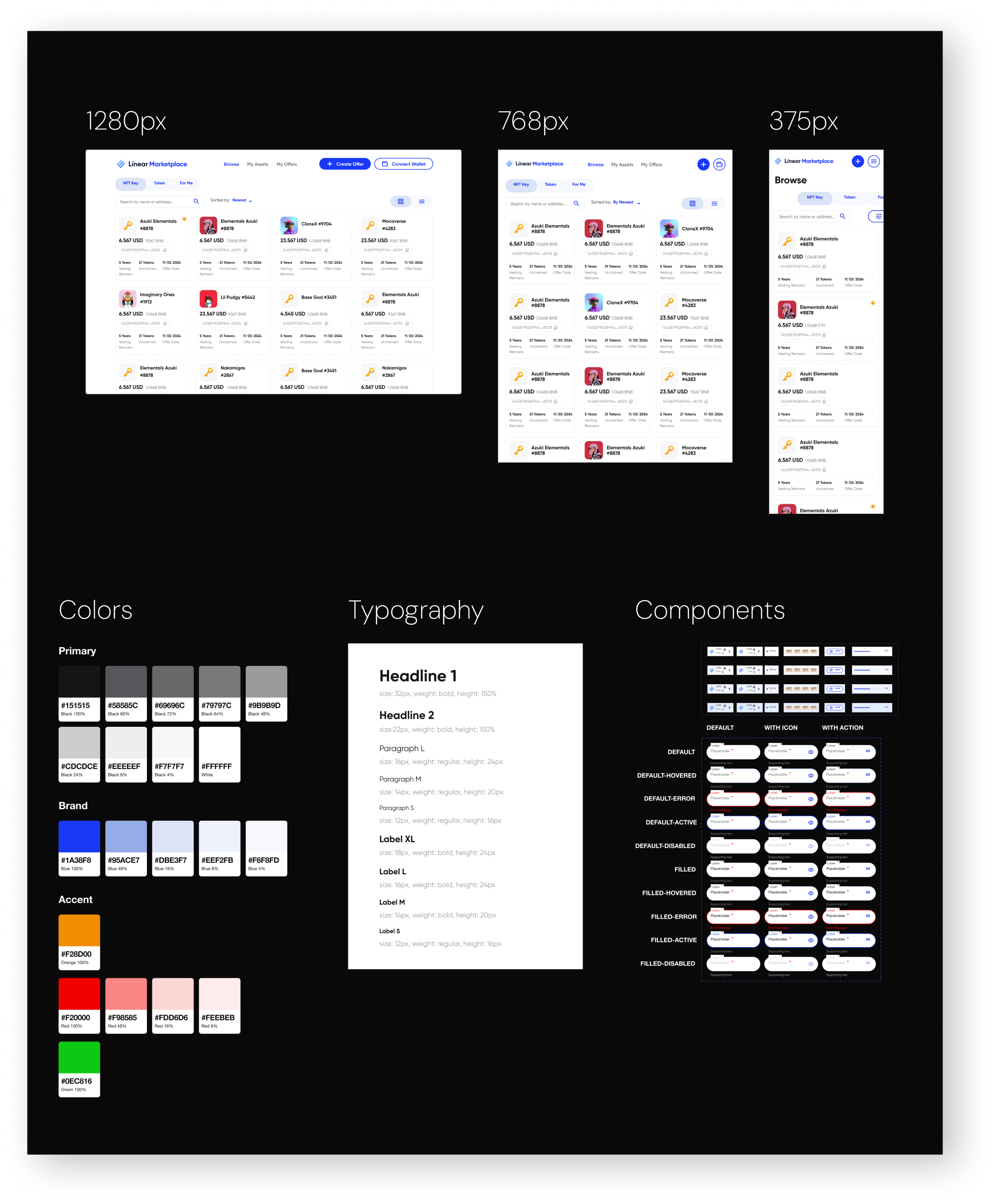 Linear Marketplace Design 6